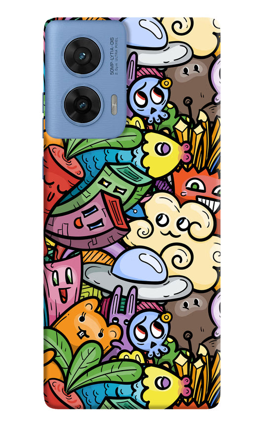 Veggie Doodle Moto G96 5G Hard Case Back Cover by Casekaro