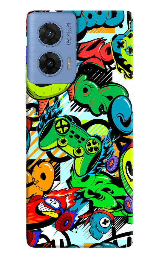 Game Doodle Moto G96 5G Hard Case Back Cover by Casekaro