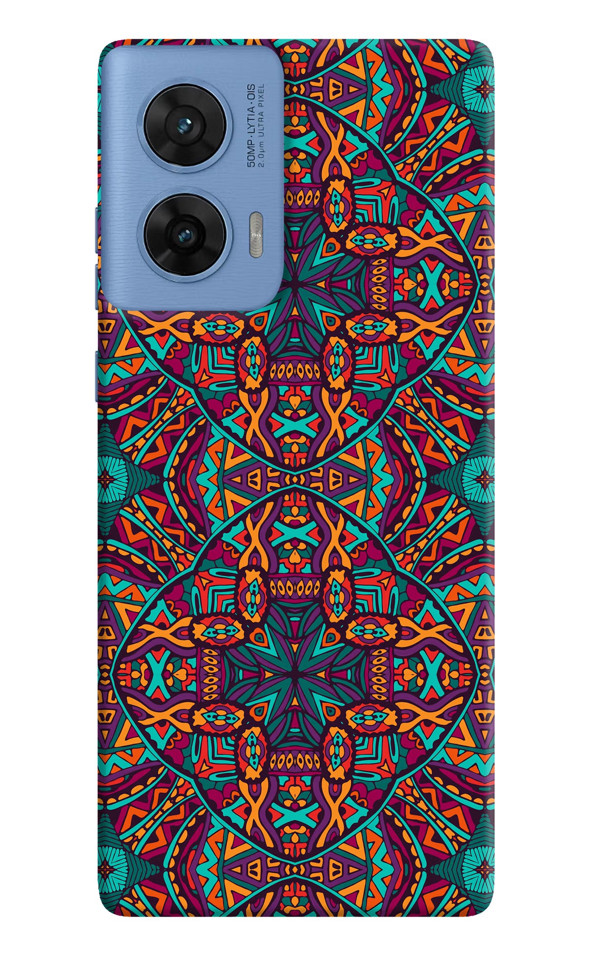 Colour Mandala Moto G96 5G Hard Case Back Cover by Casekaro