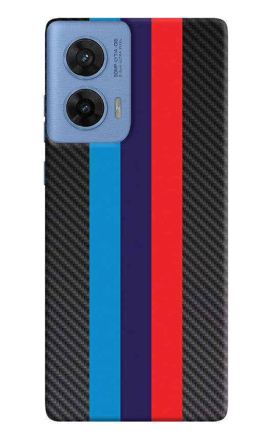 BMW Stripes Pattern Moto G96 5G Hard Case Back Cover by Casekaro