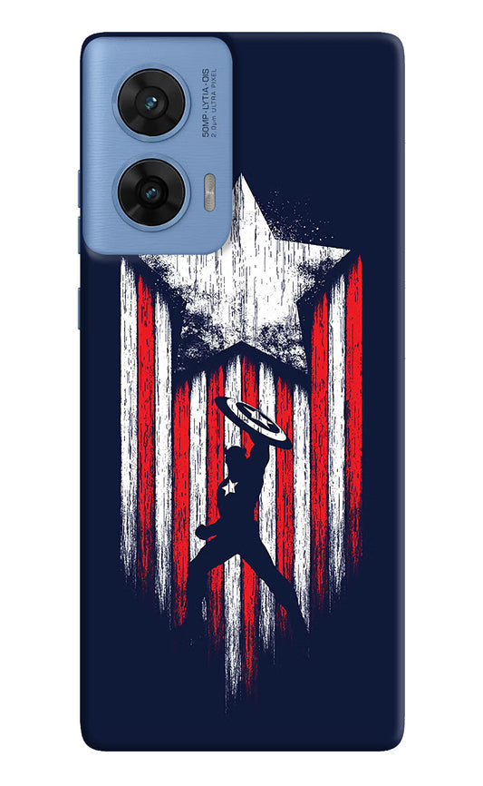 Captain America Marvel Art Moto G96 5G Hard Case Back Cover by Casekaro
