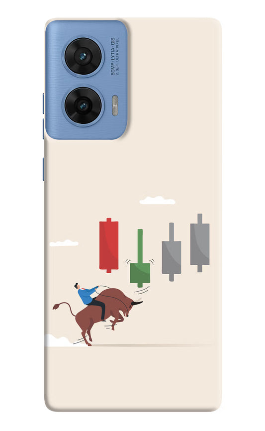 Bull Trading Momentum Moto G96 5G Hard Case Back Cover by Casekaro