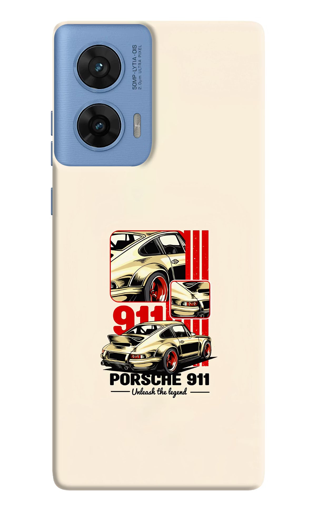 Classic Porsche 911 Moto G96 5G Hard Case Back Cover by Casekaro