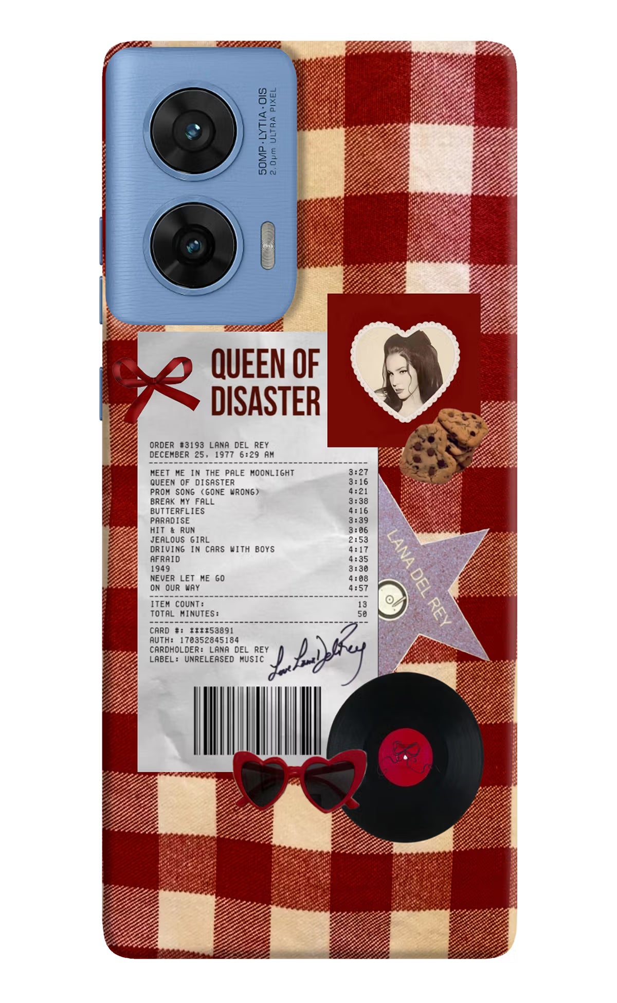 Queen of Disaster Moto G96 5G Hard Case Back Cover by Casekaro