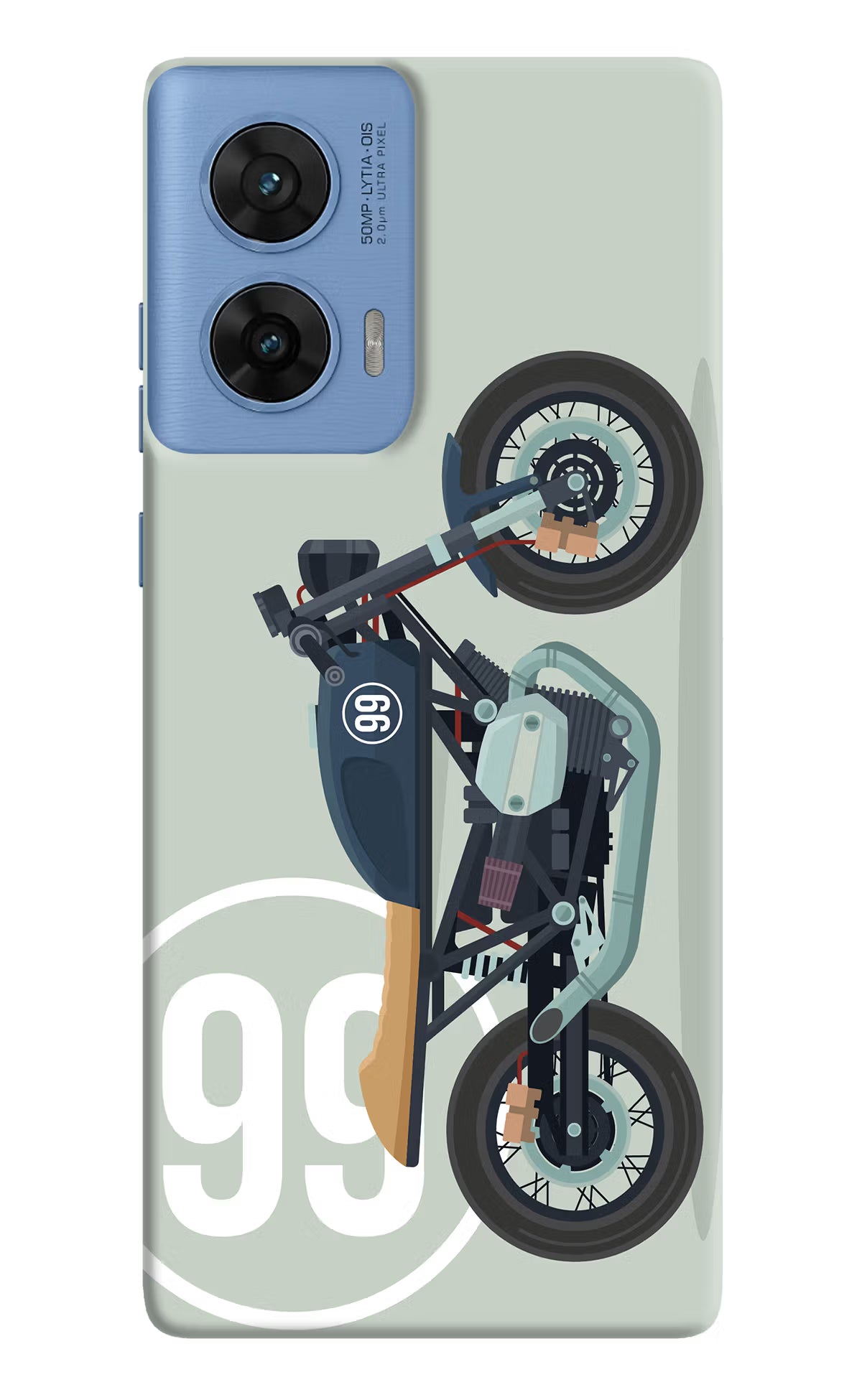 Classic Cafe Racer 99 Moto G96 5G Hard Case Back Cover by Casekaro