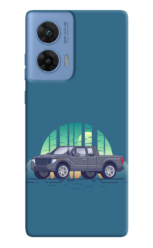 Retro Garage Vibe Moto G96 5G Hard Case Back Cover by Casekaro