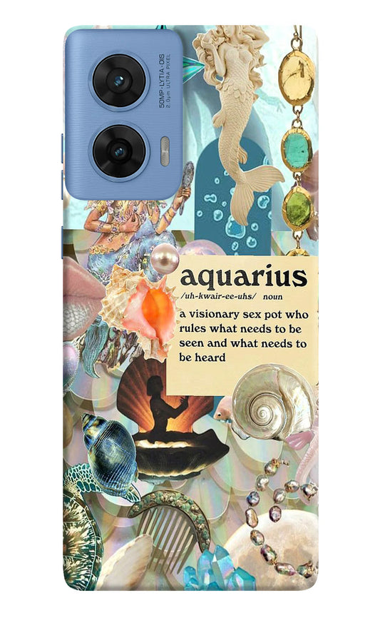 Aquarius Zodiac Moto G96 5G Hard Case Back Cover by Casekaro