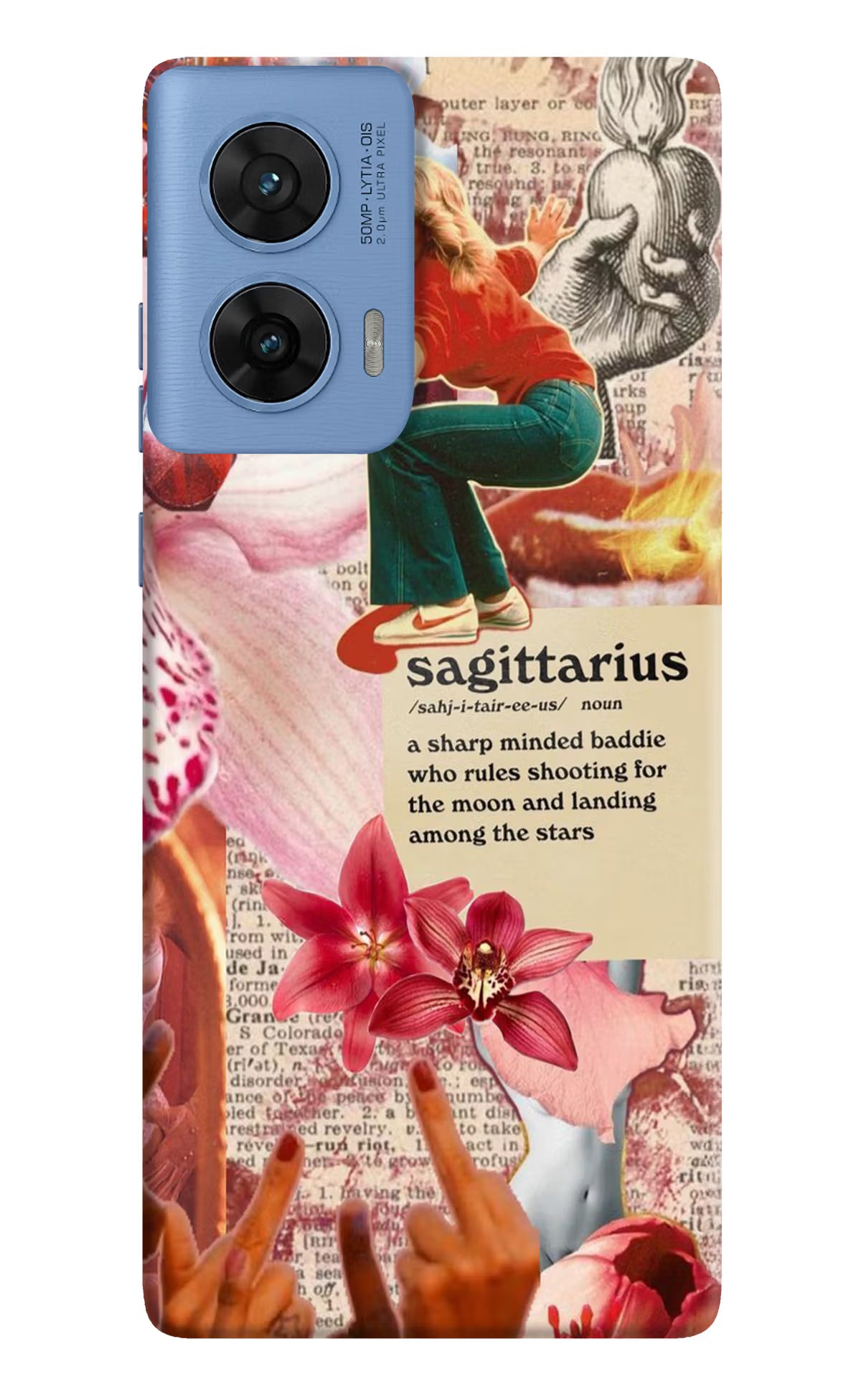 Sagittarius Zodiac Moto G96 5G Hard Case Back Cover by Casekaro