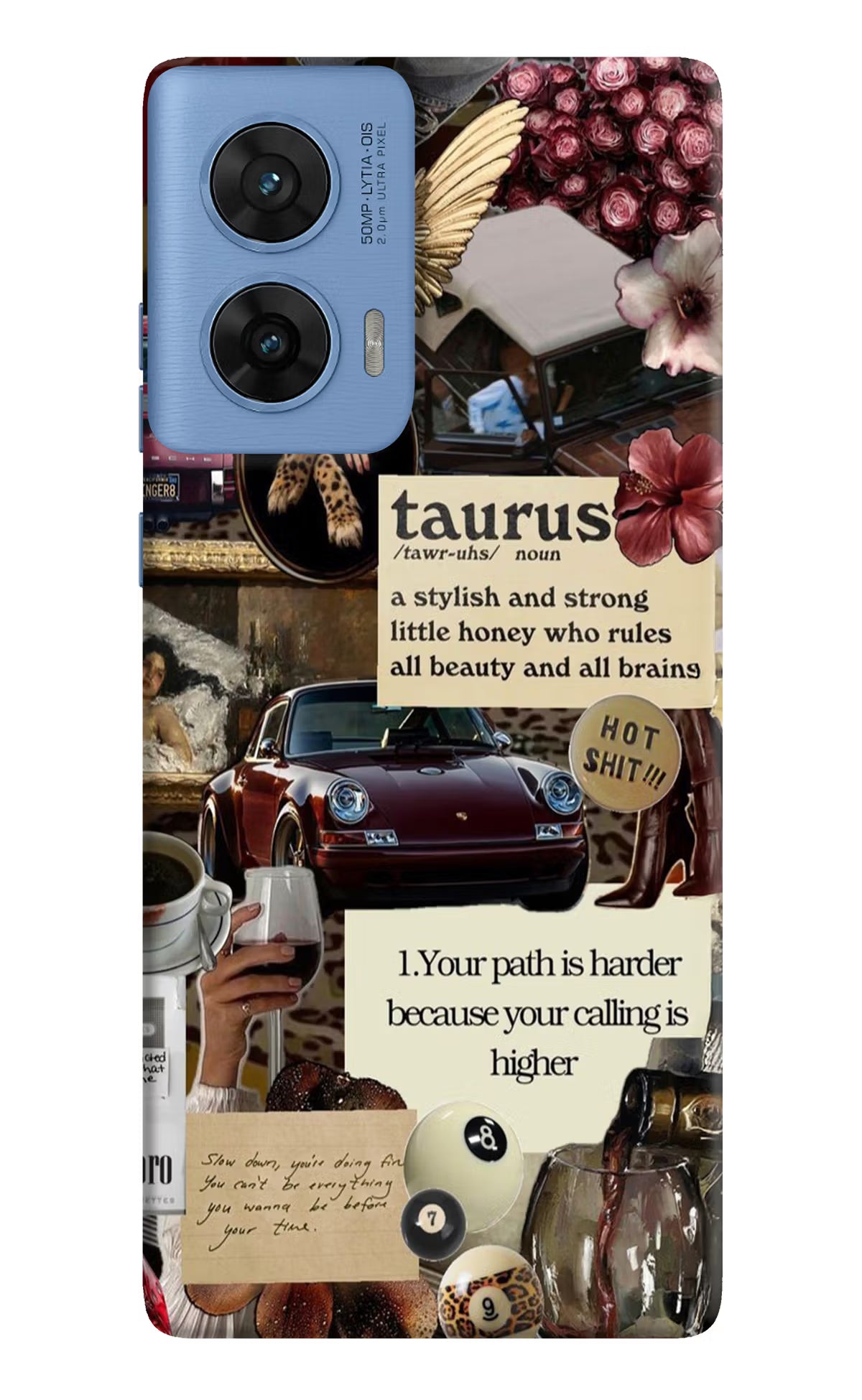 Taurus Zodiac Moto G96 5G Hard Case Back Cover by Casekaro