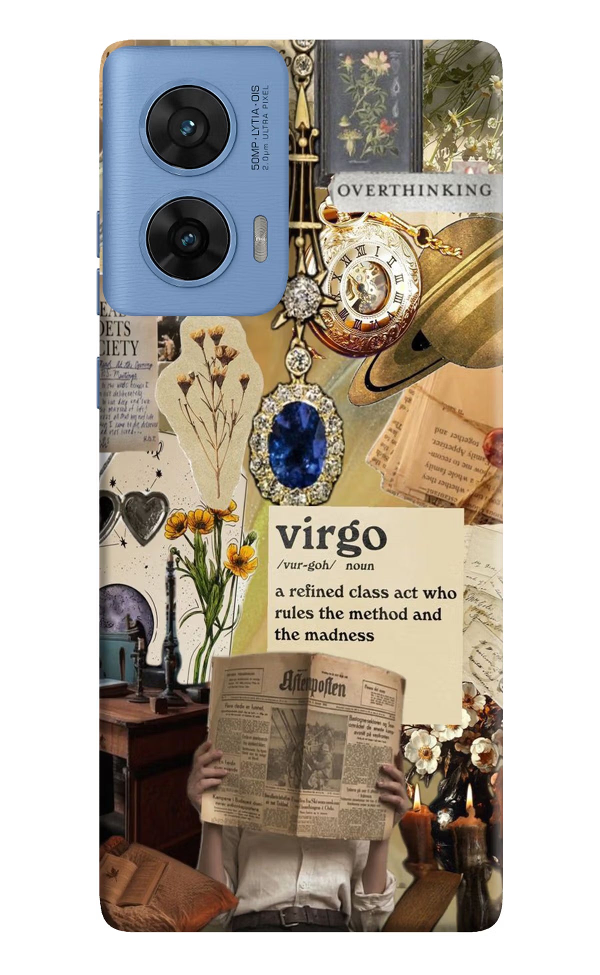Virgo Zodiac Moto G96 5G Hard Case Back Cover by Casekaro