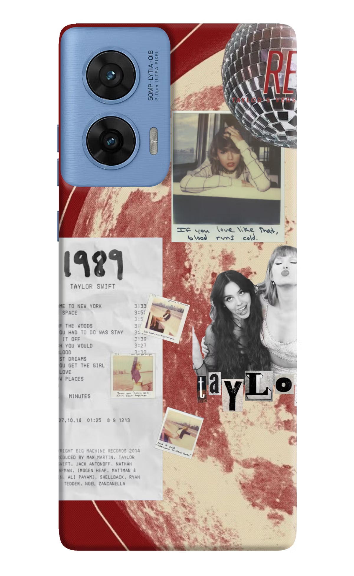 Taylor Swift Moto G96 5G Back Cover