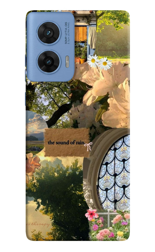 Rain Moto G96 5G Hard Case Back Cover by Casekaro