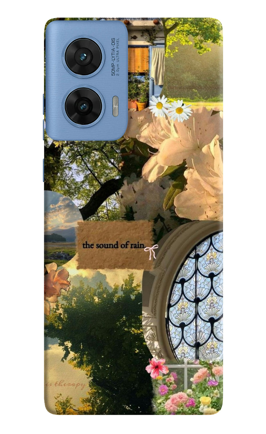 Rain Moto G96 5G Back Cover, Hard case