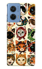 Cool Cat Moto G96 5G Hard Case Back Cover by Casekaro