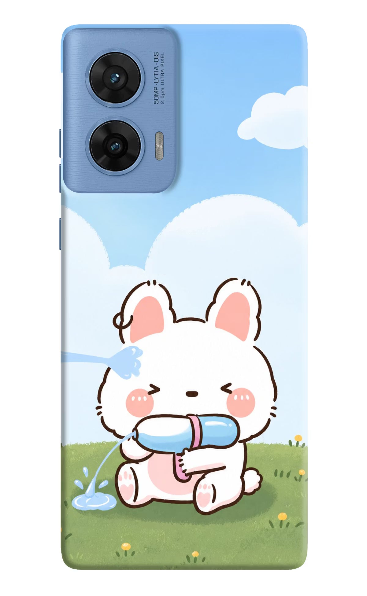 Bunny Treat Moto G96 5G Back Cover