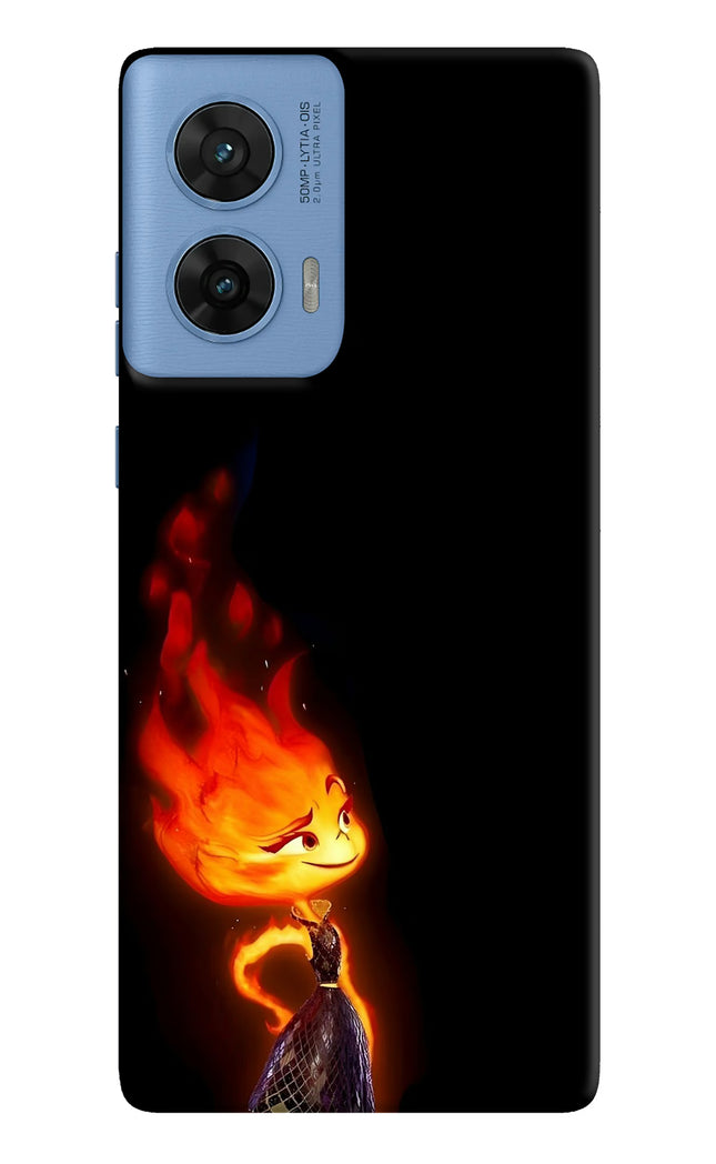 Ember Flame Moto G96 5G Hard Case Back Cover by Casekaro
