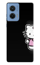 Kitty Charm Moto G96 5G Hard Case Back Cover by Casekaro