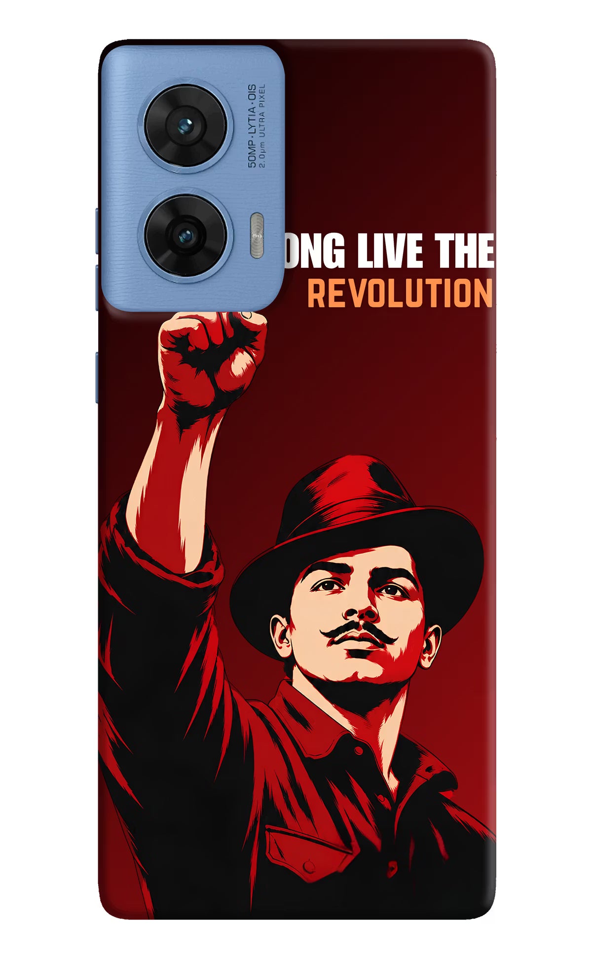 Bhagat Singh Revolution Moto G96 5G Back Cover