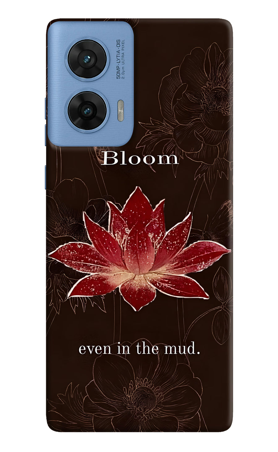 Bloom Moto G96 5G Back Cover, Hard case