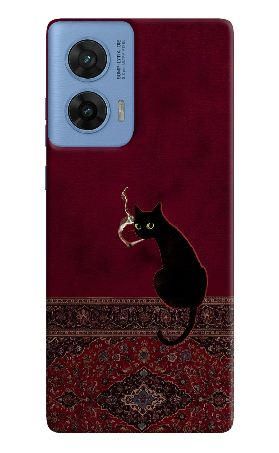Midnight Cat Moto G96 5G Back Cover, Hard case