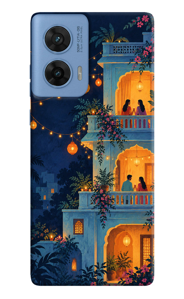 Balcony Glow Moto G96 5G Hard Case Back Cover by Casekaro