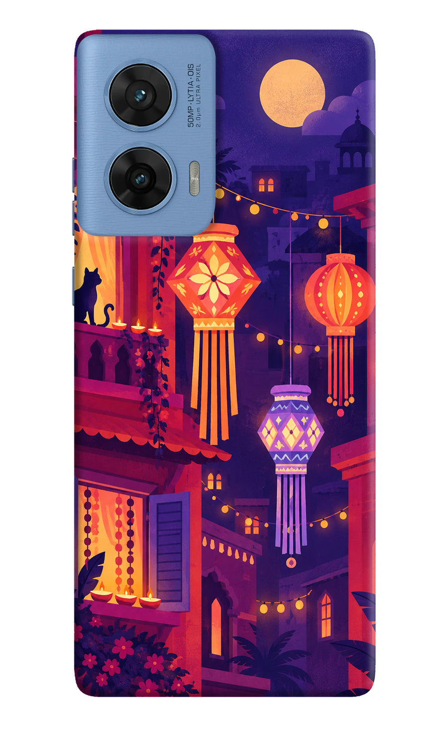 Lantern Lane Moto G96 5G Back Cover, Hard case