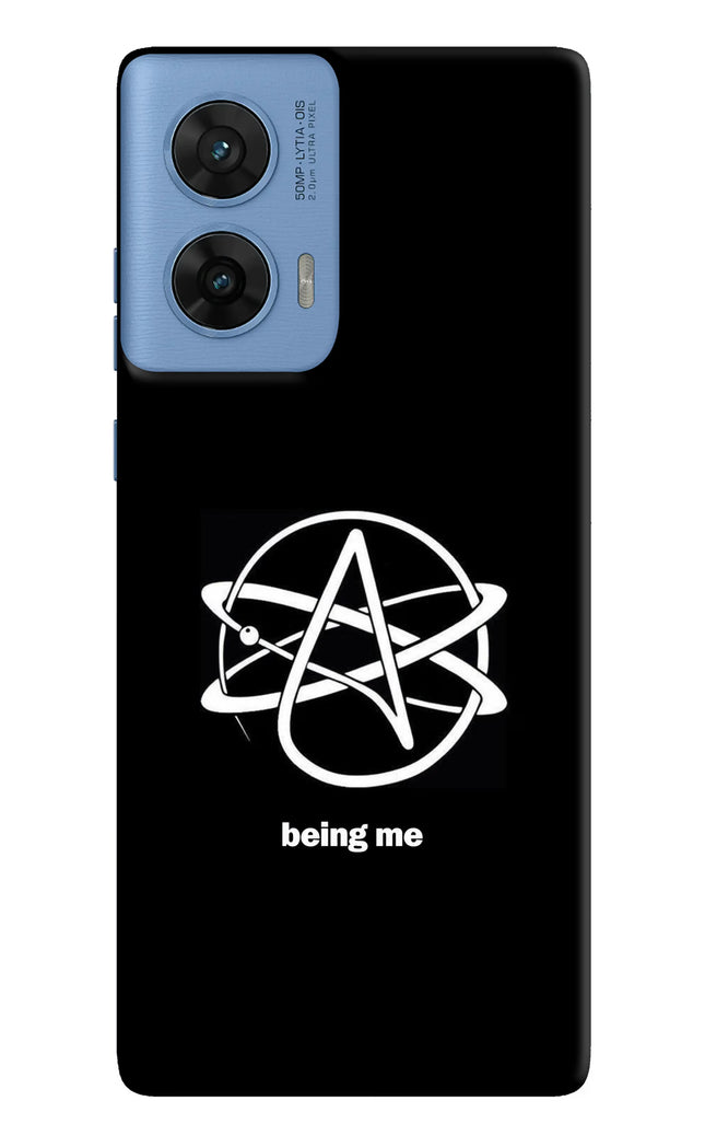 Atheist Symbol Moto G96 5G Hard Case Back Cover by Casekaro