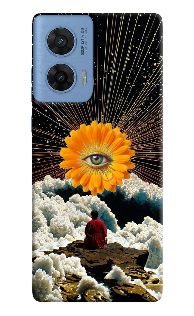 Cosmic Flower Moto G96 5G Hard Case Back Cover by Casekaro