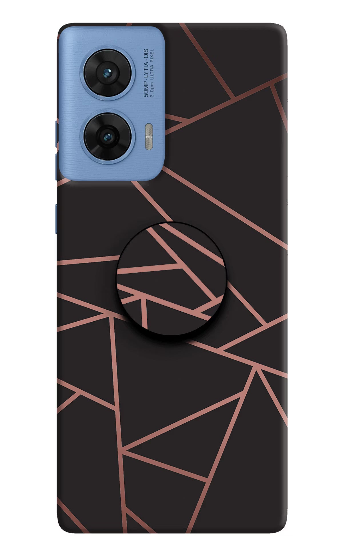 Geometric Pattern Moto G96 5G Pop Case by Casekaro