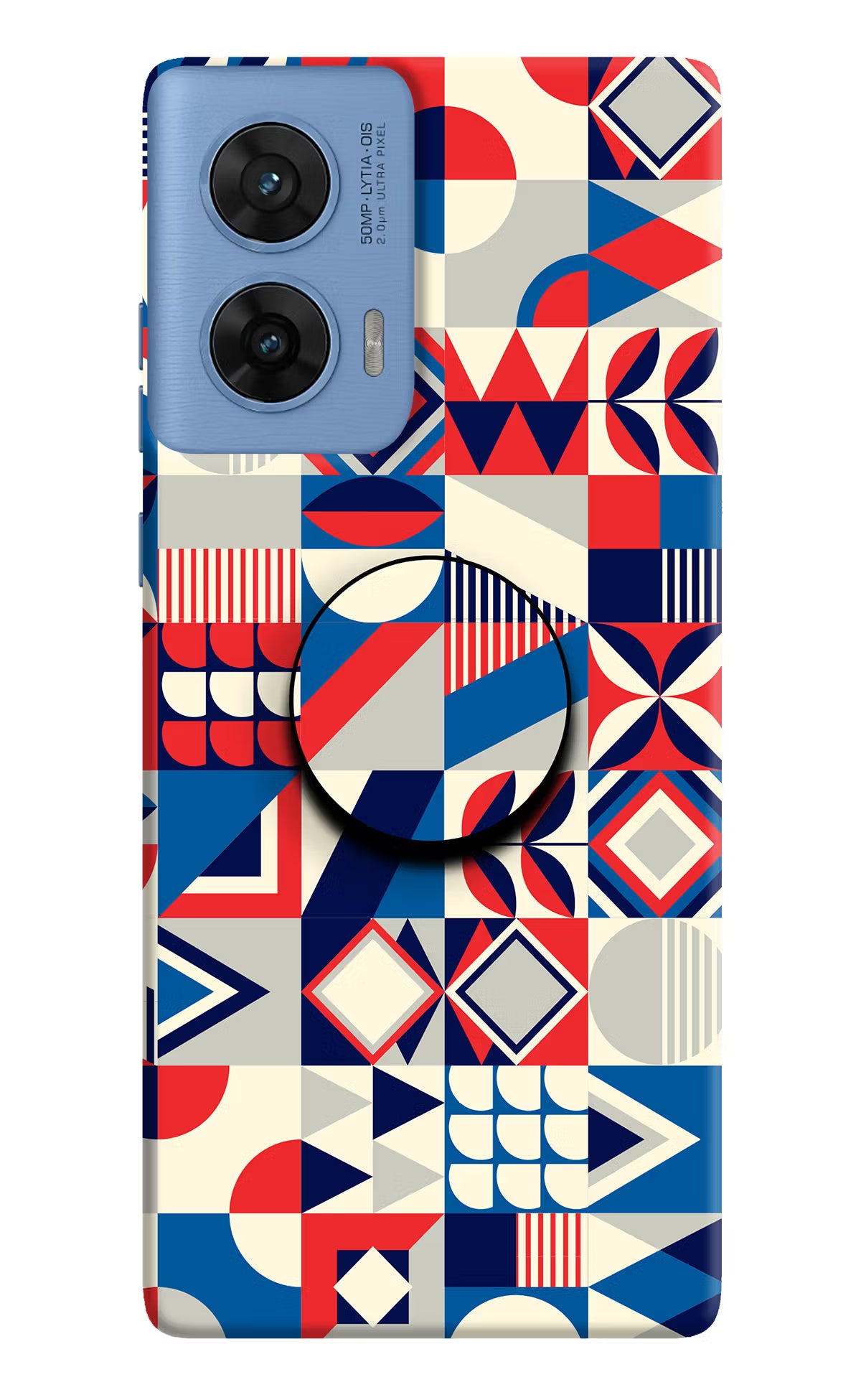 Colorful Pattern Moto G96 5G Pop Case by Casekaro