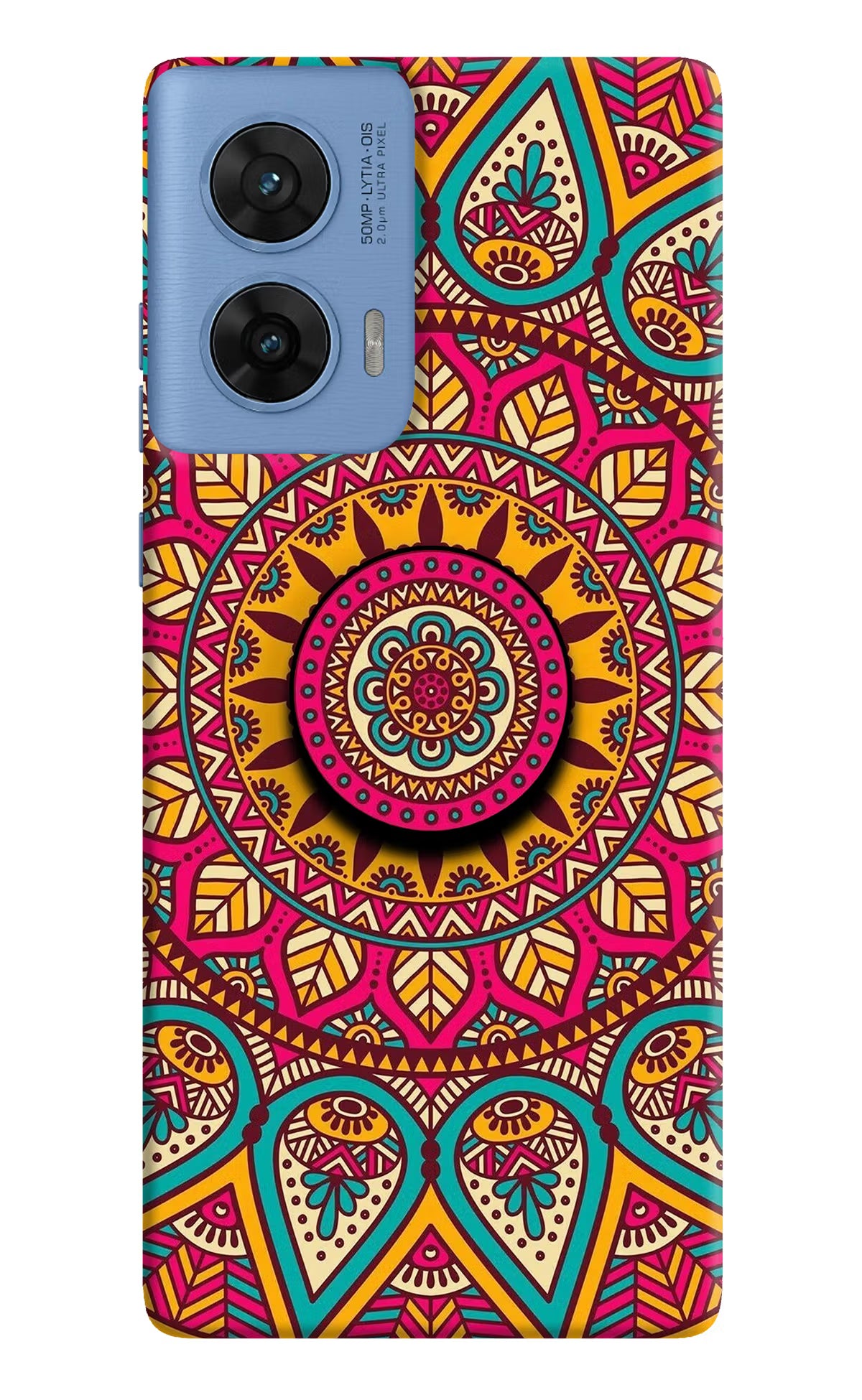 Mandala Moto G96 5G Pop Case by Casekaro
