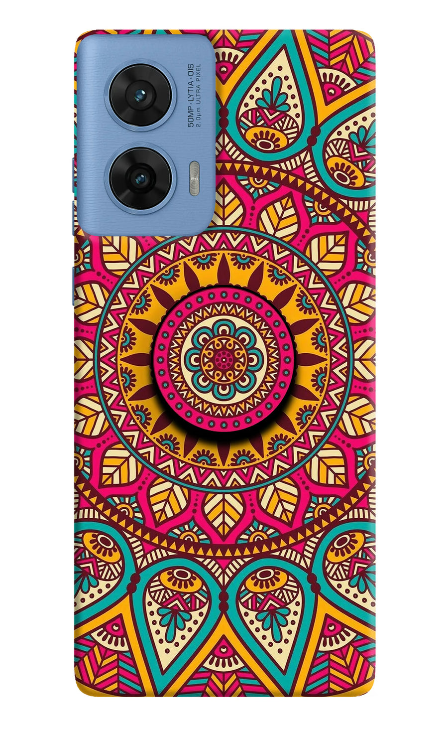 Mandala Moto G96 5G Pop Case, Hard case