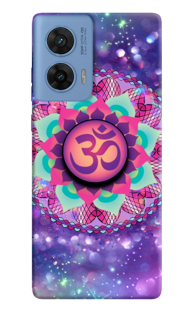 Om Purple Moto G96 5G Pop Case by Casekaro