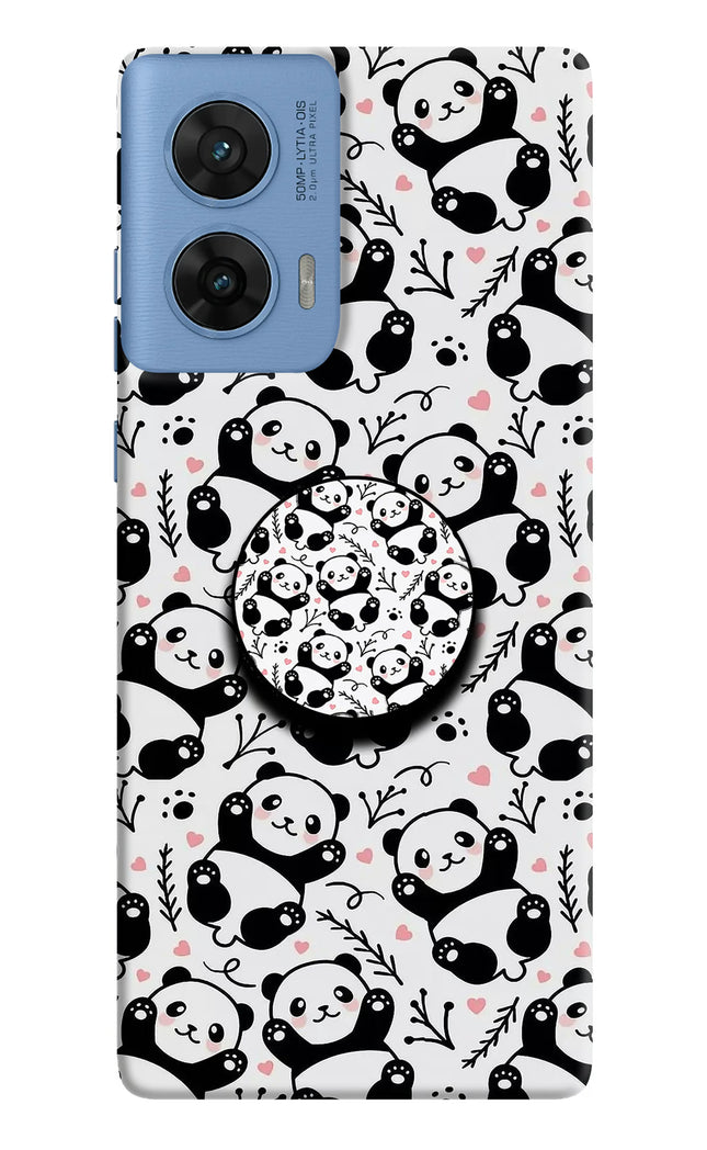 Cute Panda Moto G96 5G Pop Case by Casekaro