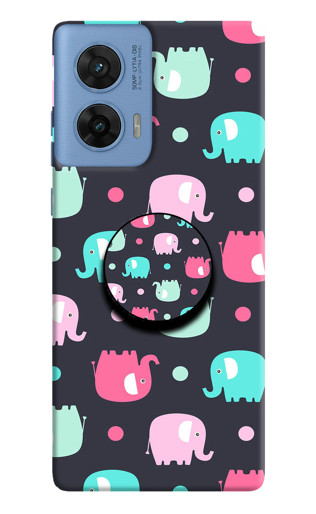 Baby Elephants Moto G96 5G Pop Case by Casekaro
