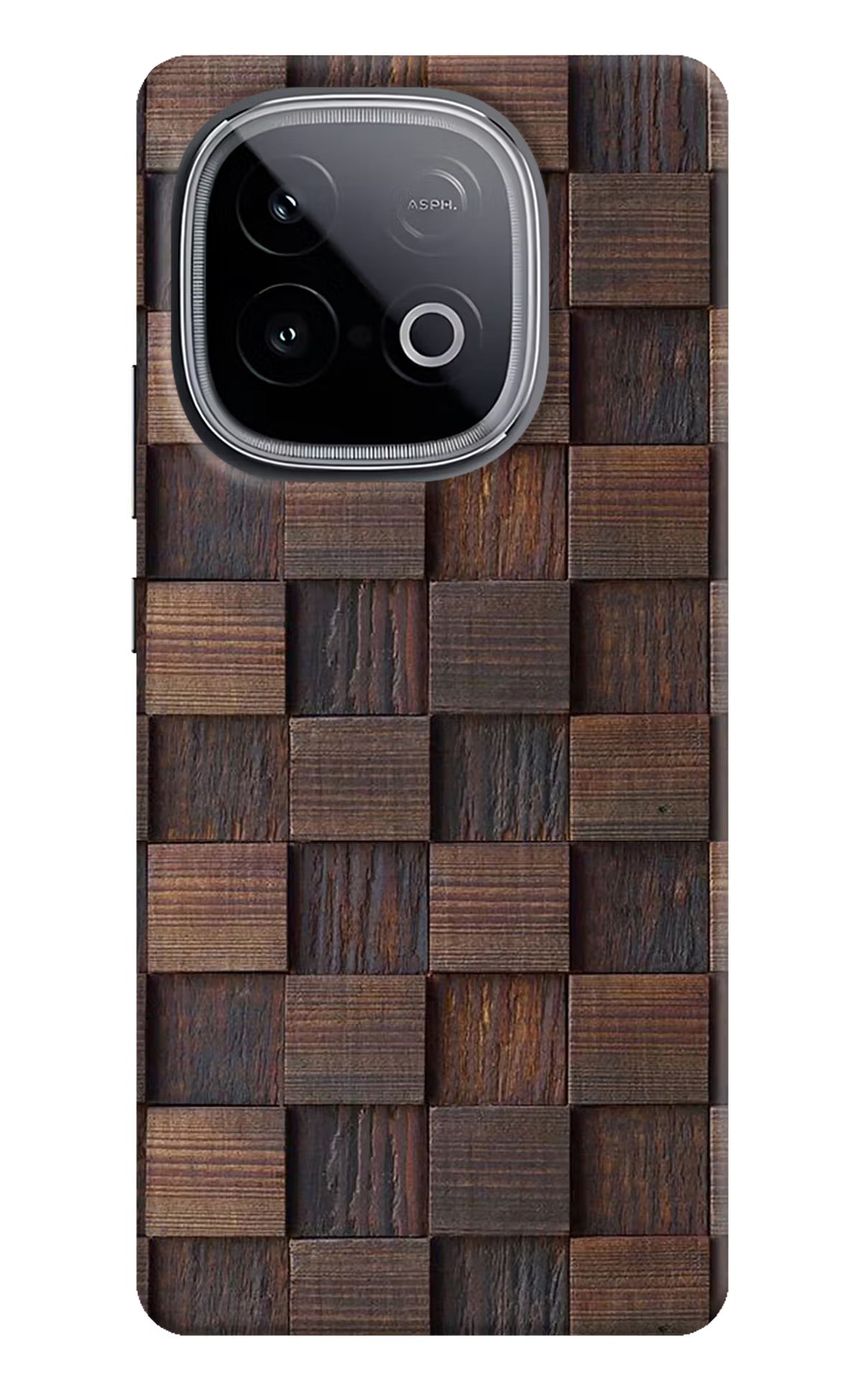 Wooden Cube Design iQOO Neo 10 Hard Case Back Cover by Casekaro