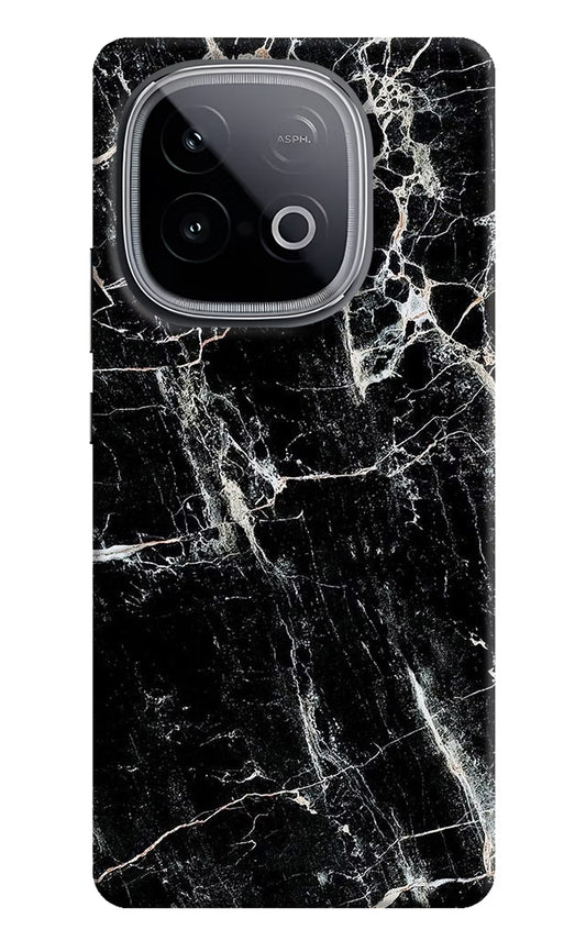 Black Marble Texture iQOO Neo 10 Hard Case Back Cover by Casekaro