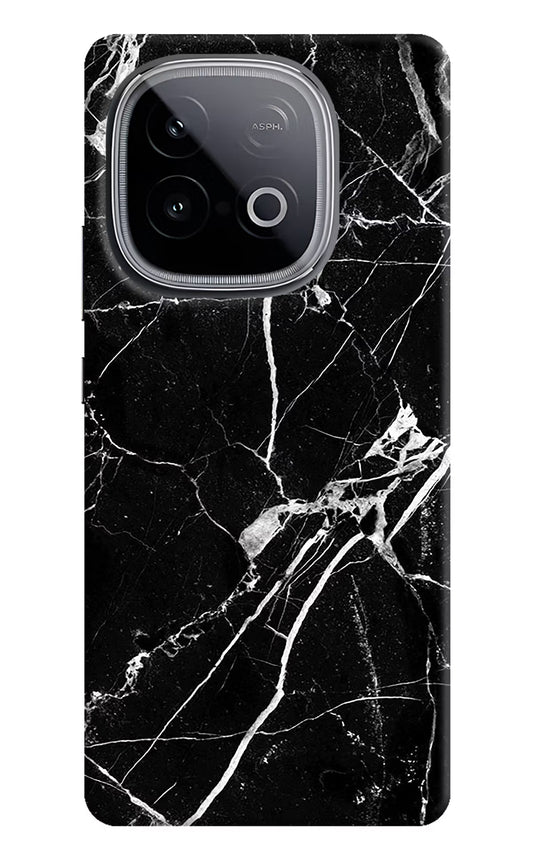 Black Marble Pattern iQOO Neo 10 Hard Case Back Cover by Casekaro