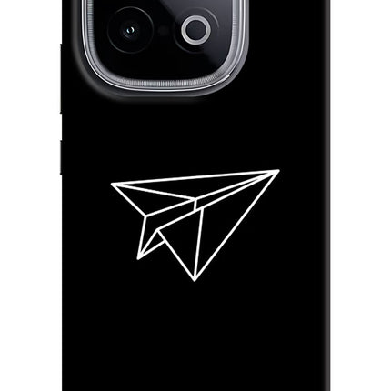 Paper Plane White iQOO Neo 10 Hard Case Back Cover by Casekaro