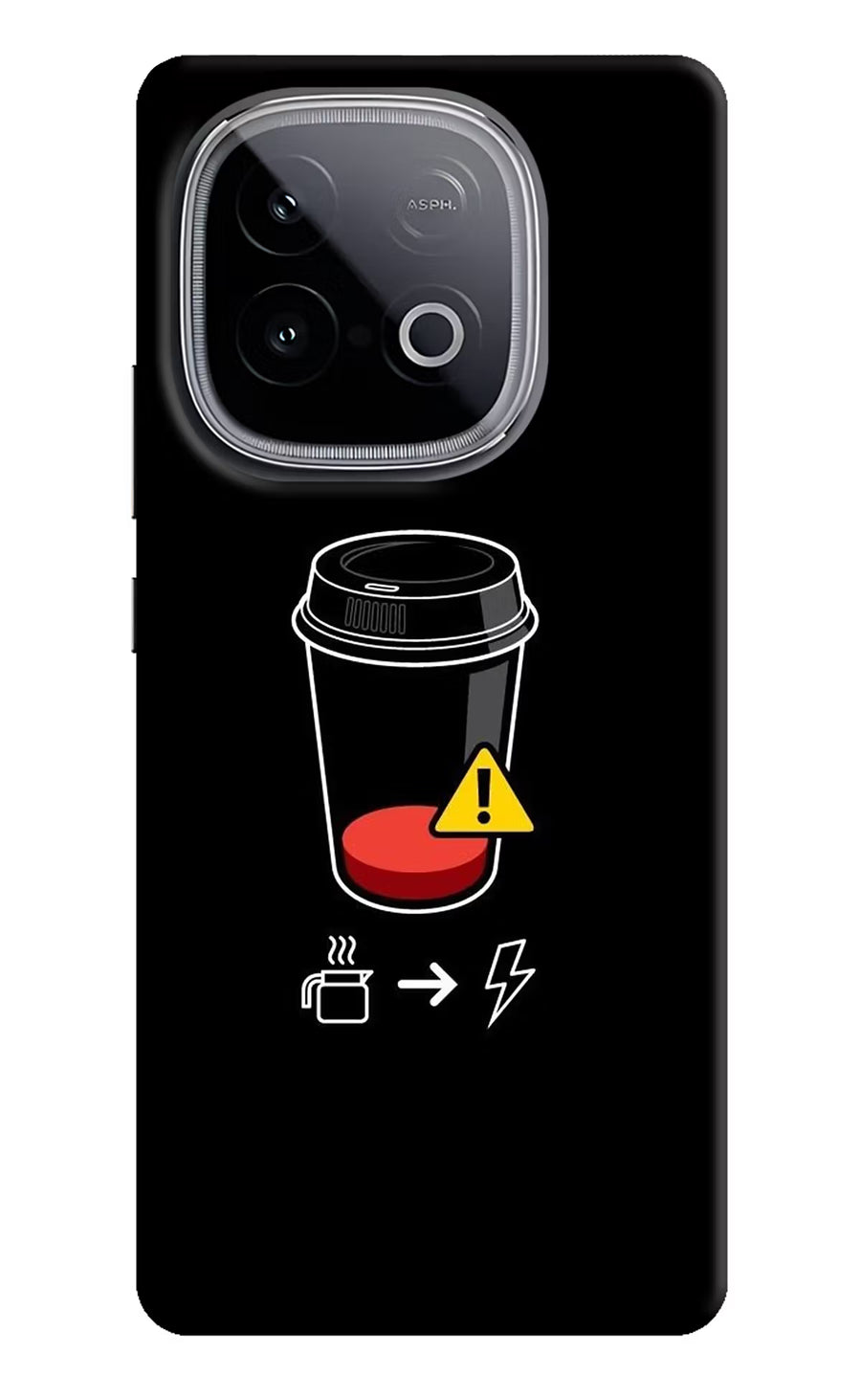 Coffee iQOO Neo 10 Back Cover, Hard case