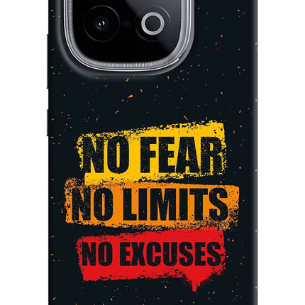 No Fear No Limits No Excuse iQOO Neo 10 Hard Case Back Cover by Casekaro