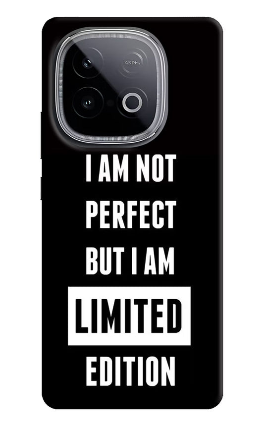 I Am Not Perfect But I Am Limited Edition iQOO Neo 10 Hard Case Back Cover by Casekaro
