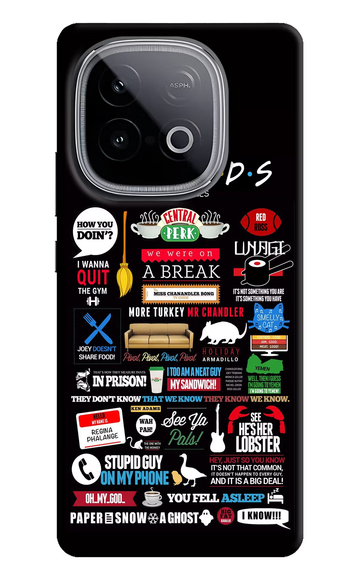 FRIENDS iQOO Neo 10 Hard Case Back Cover by Casekaro