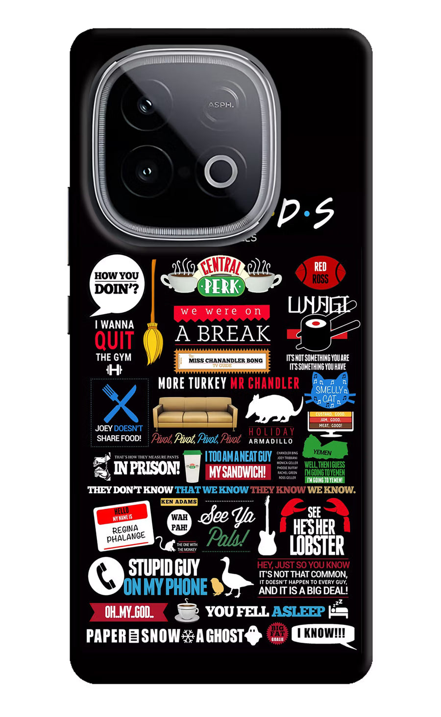 FRIENDS iQOO Neo 10 Back Cover, Hard case