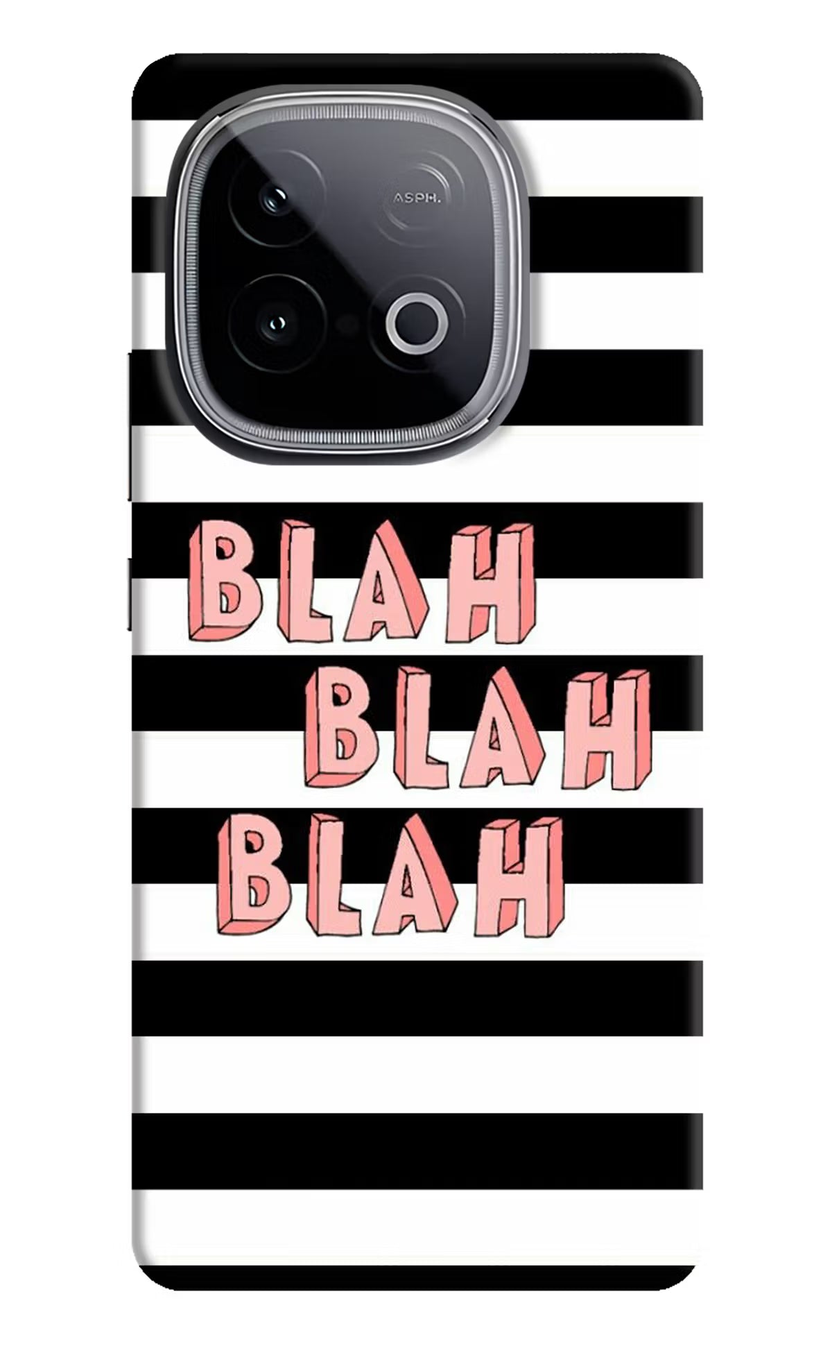 Blah Blah Blah iQOO Neo 10 Hard Case Back Cover by Casekaro