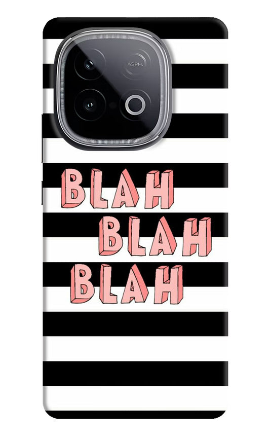 Blah Blah Blah iQOO Neo 10 Hard Case Back Cover by Casekaro