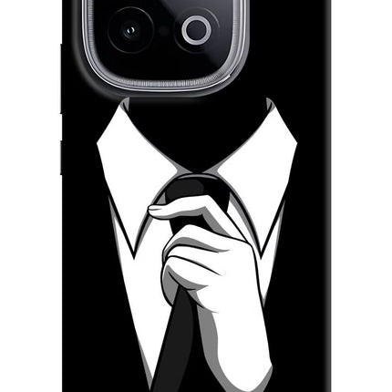 Black Tie iQOO Neo 10 Hard Case Back Cover by Casekaro