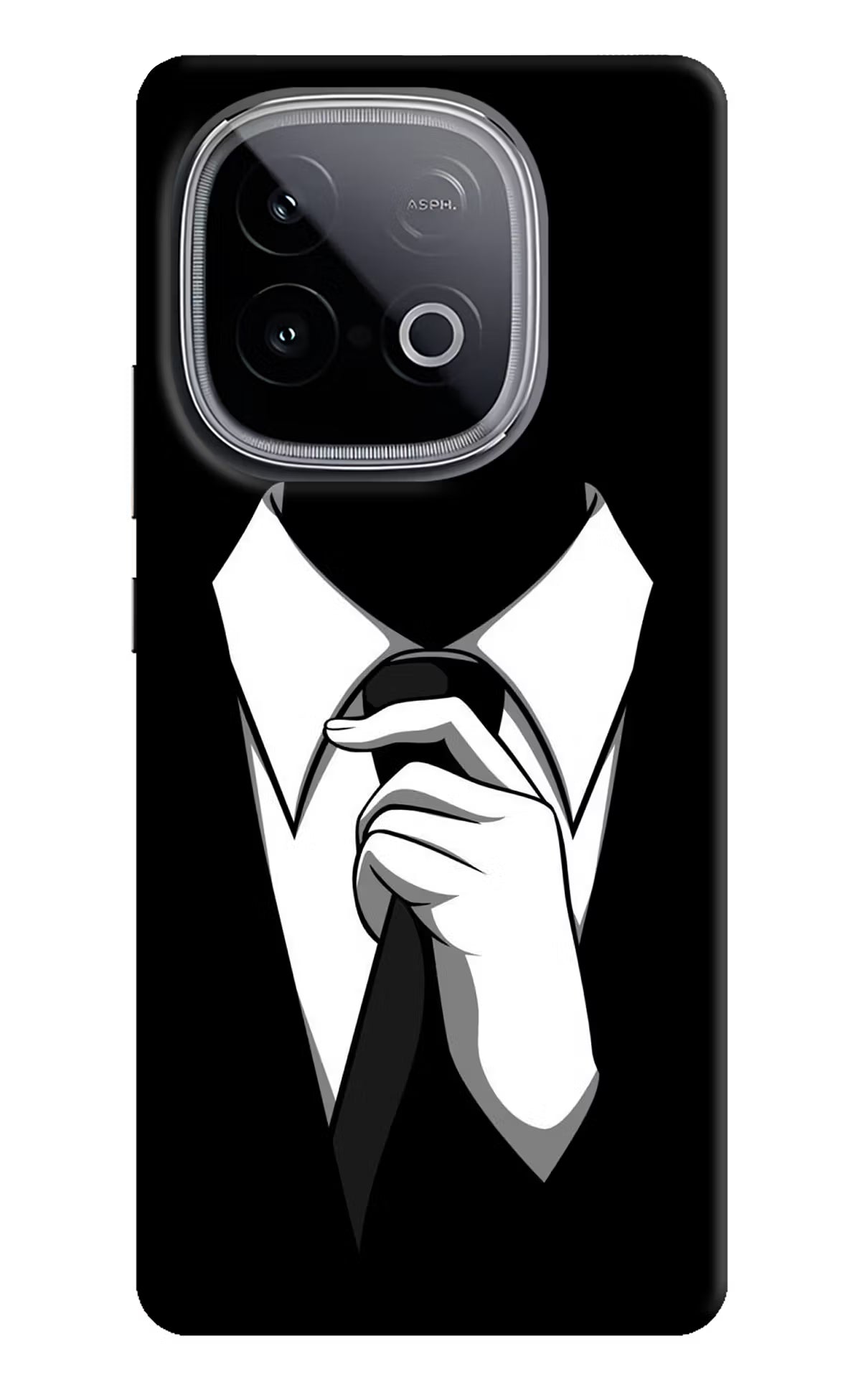 Black Tie iQOO Neo 10 Hard Case Back Cover by Casekaro