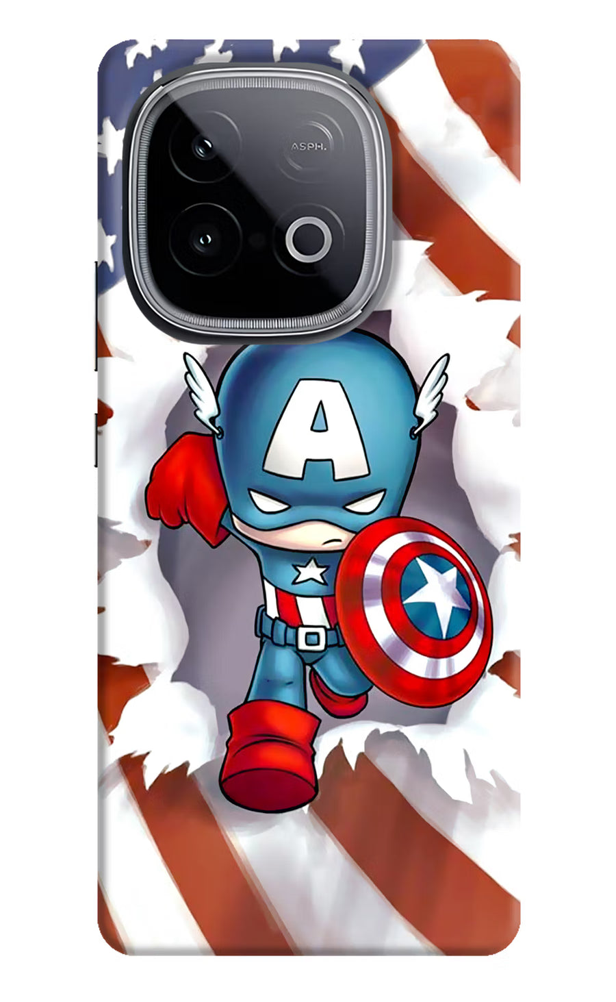 Captain America iQOO Neo 10 Back Cover, Hard case