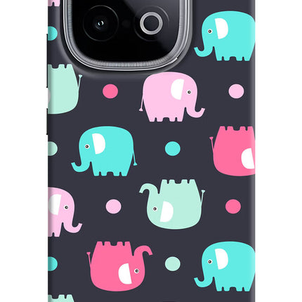 Elephants iQOO Neo 10 Hard Case Back Cover by Casekaro